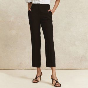 Black Fluid Crepe Erin Pant Size 12